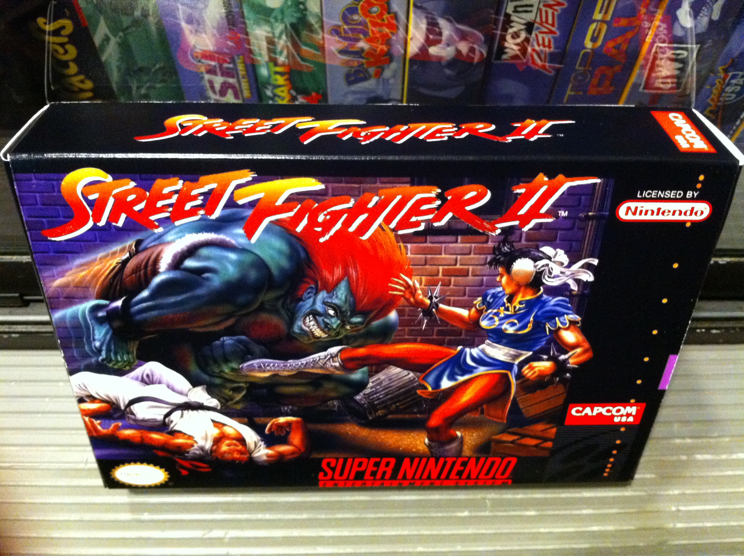 Street Fighter 2 | Box My Games! Reproduction game boxes