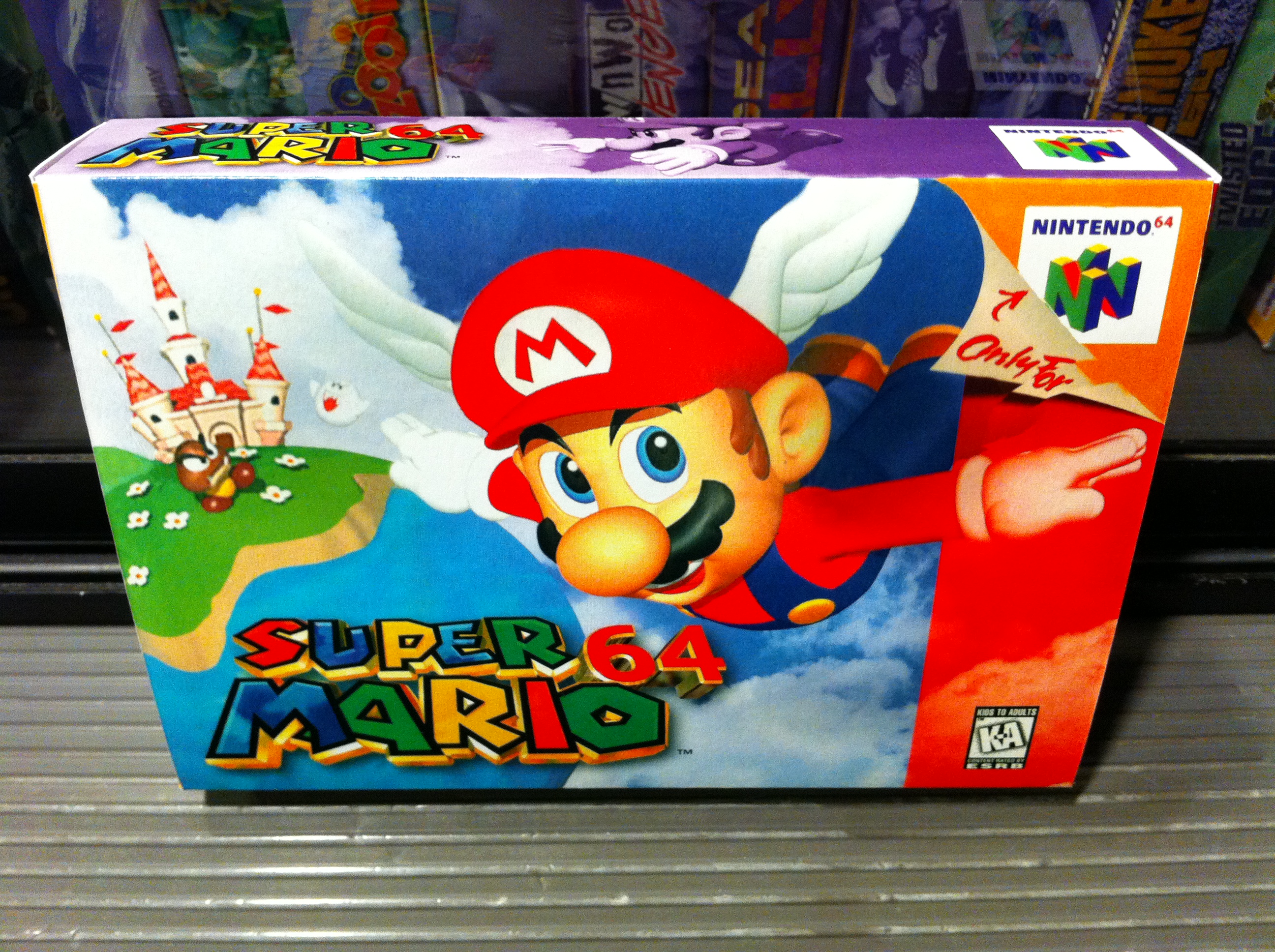 super mario 64 box