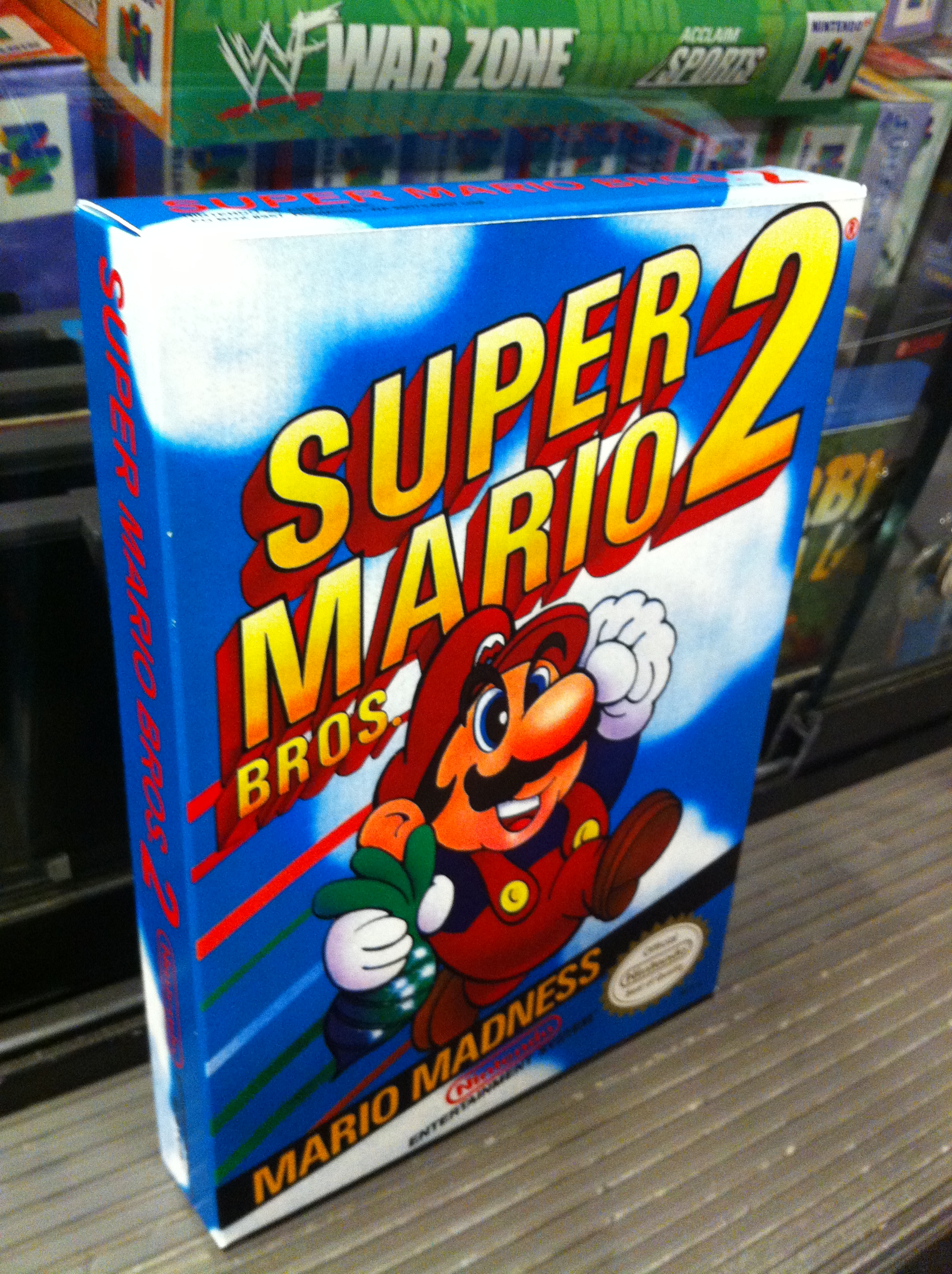 super mario bros 2  box my games reproduction game boxes