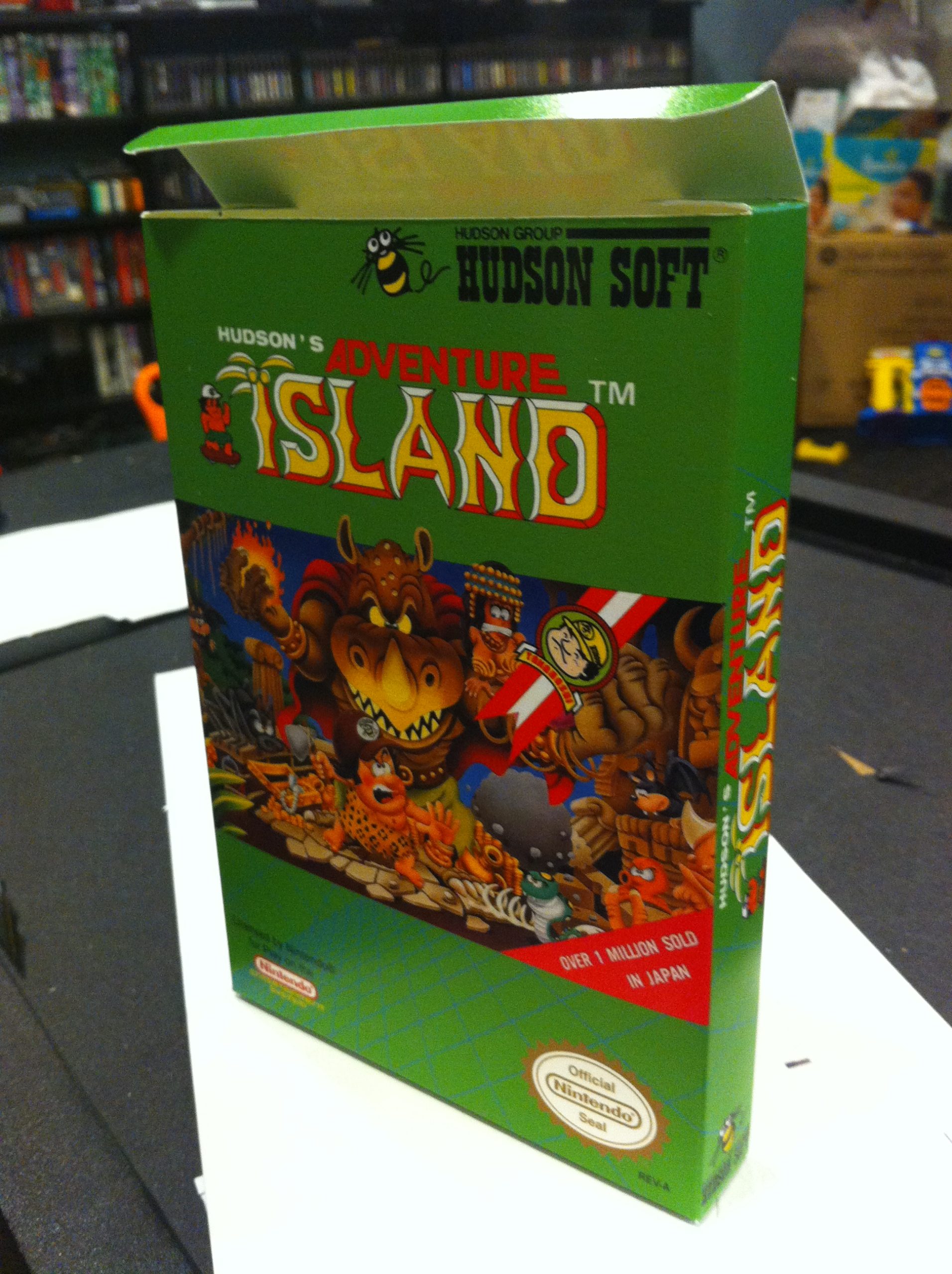 Adventure Island  Box My Games! Reproduction game boxes