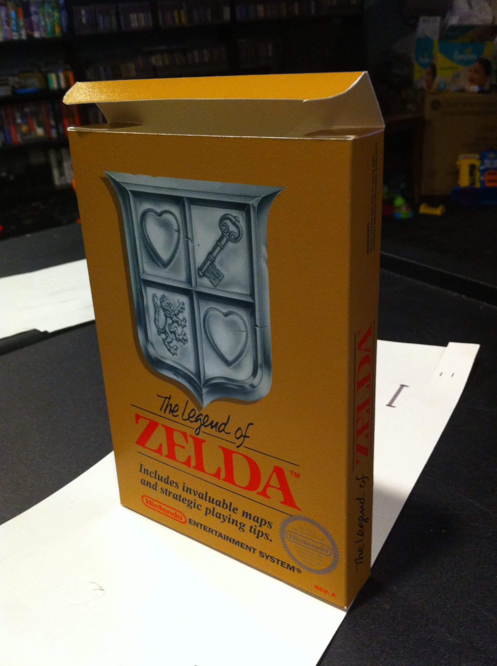 NES Zelda, The Legend of Classic SeriesBox My Games! Reproduction