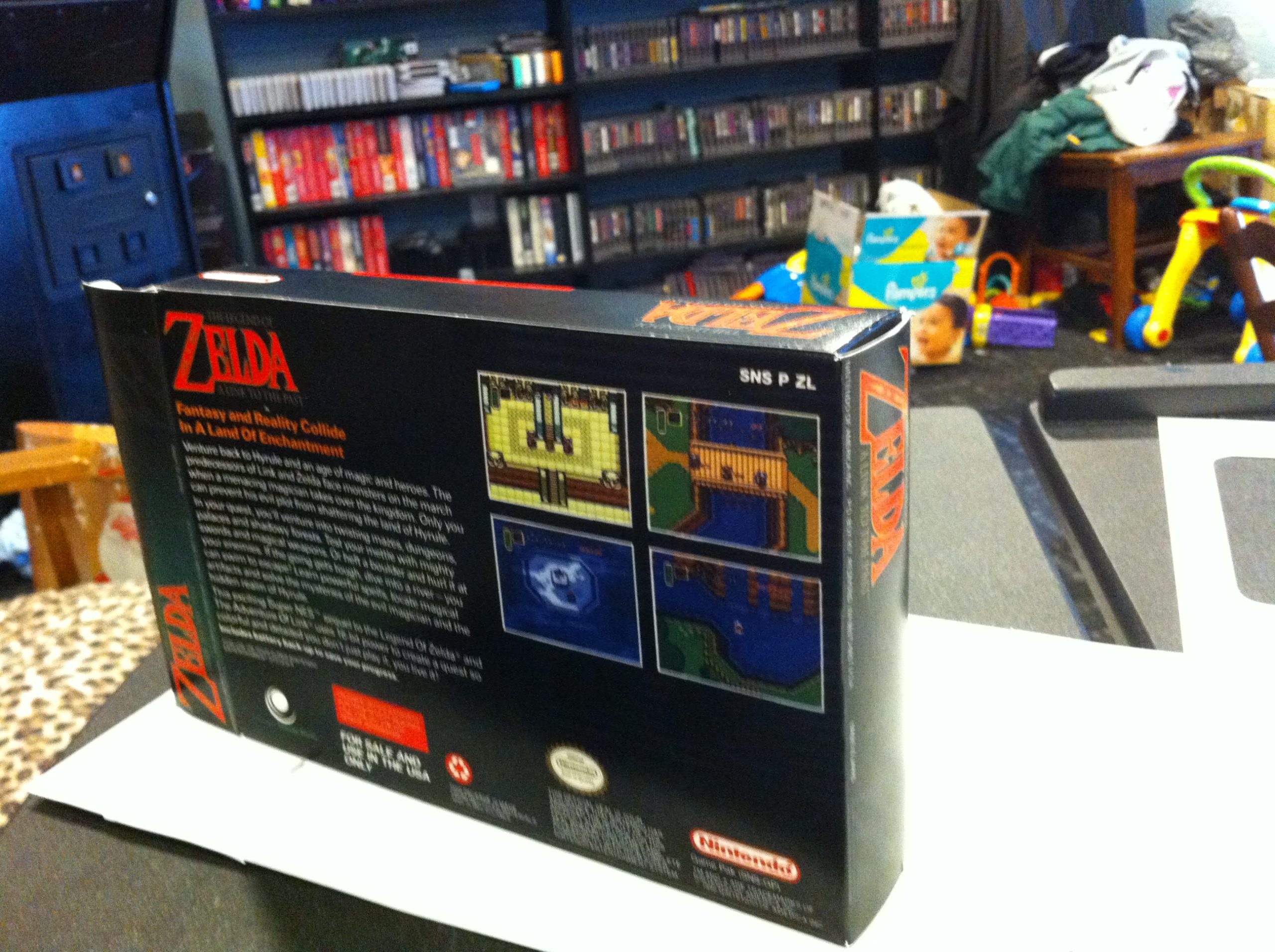 Buy SNES Box: Zelda A Link to the Past UKV Online in India 