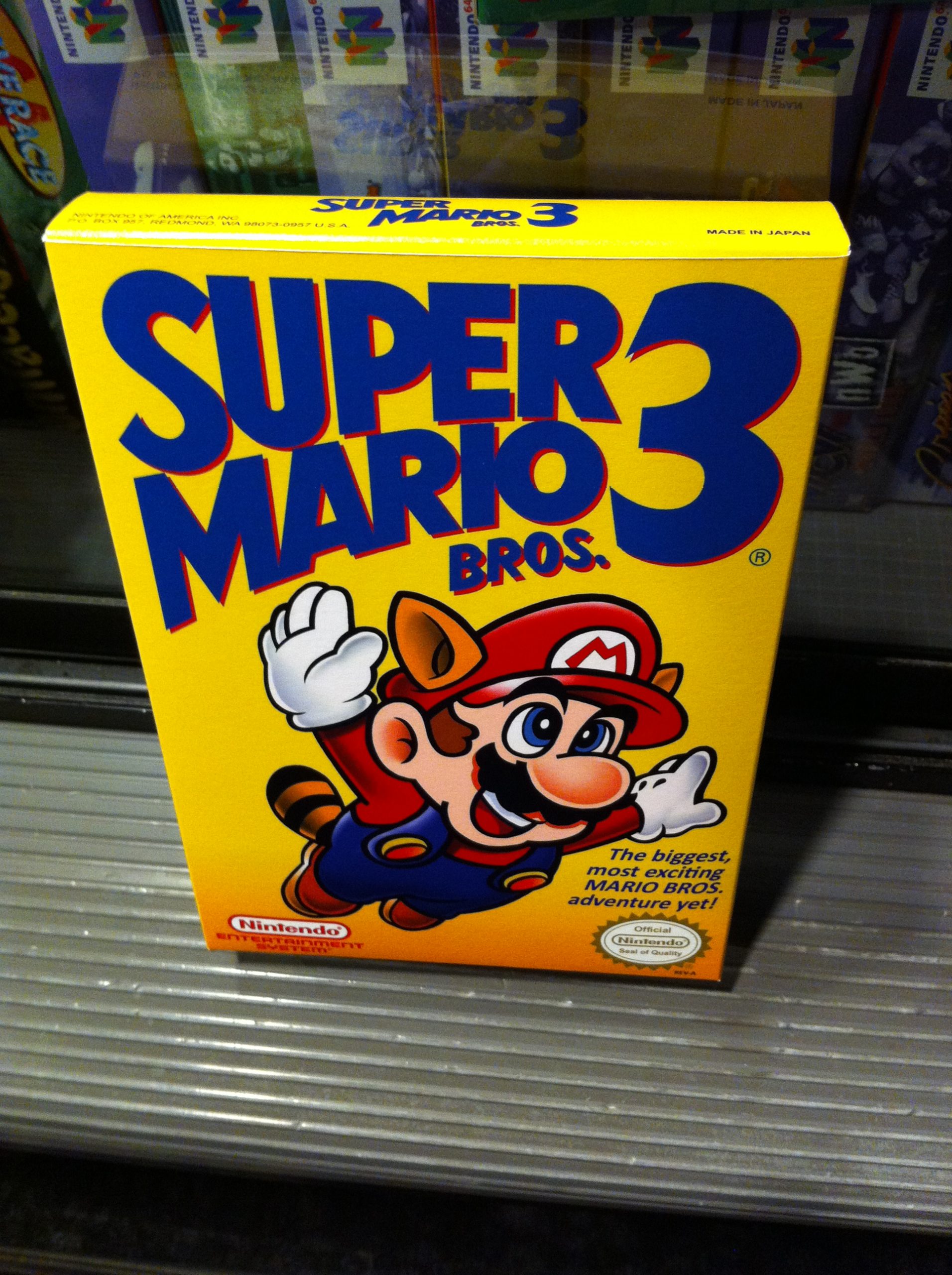 Super Mario Bros. 3  Box My Games! Reproduction game boxes