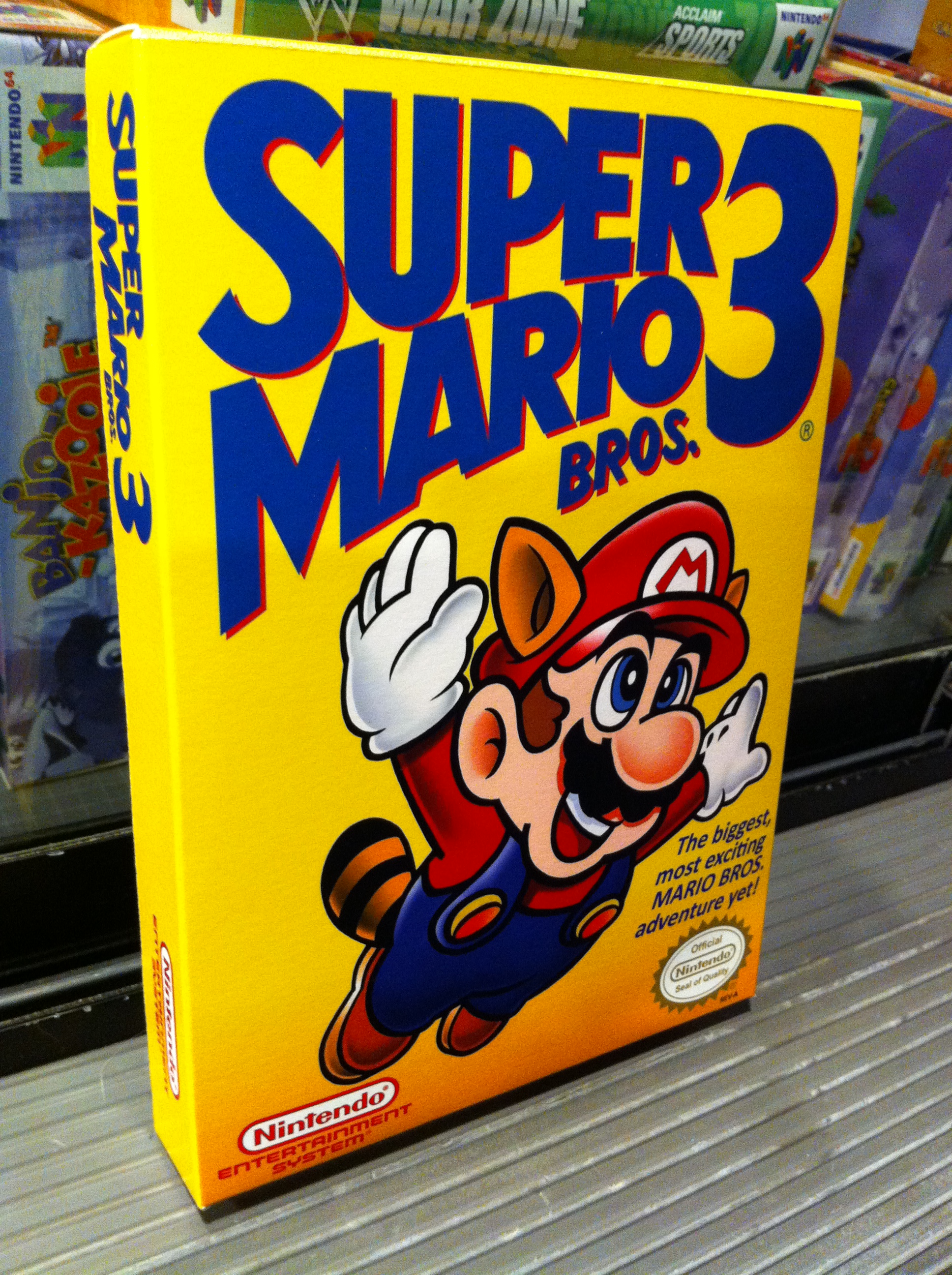 Super Mario Bros 3 Box My Games Reproduction Game Boxes