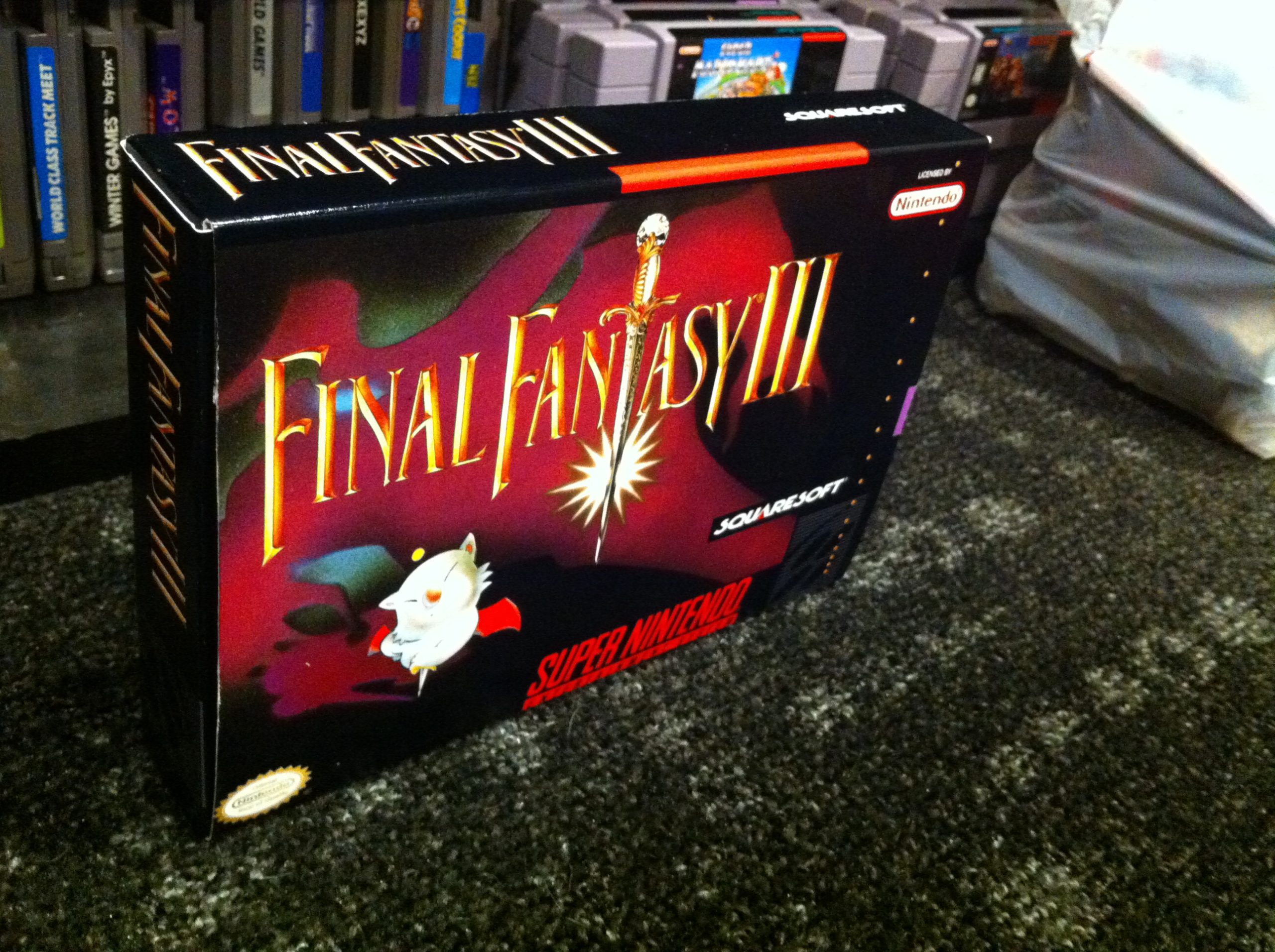 Fantasy 3Box Games! Reproduction game boxes