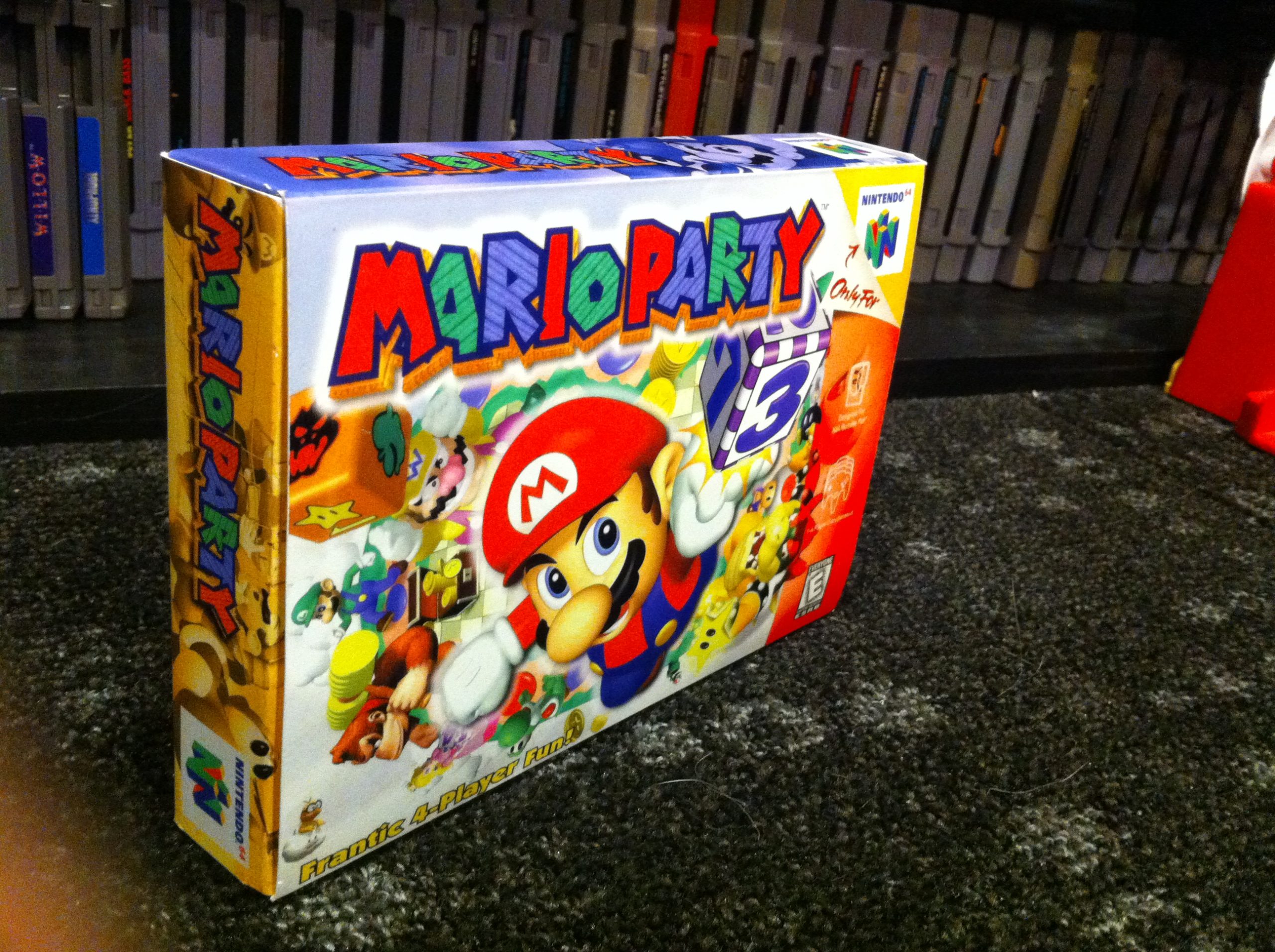 N64 Mario Party boxBox My Games! Reproduction game boxes