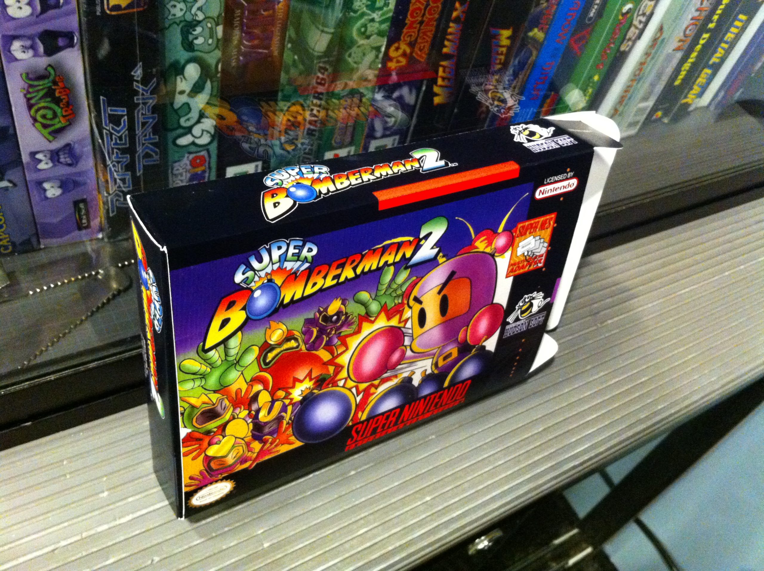 Super Nintendo Super Bomberman Box 