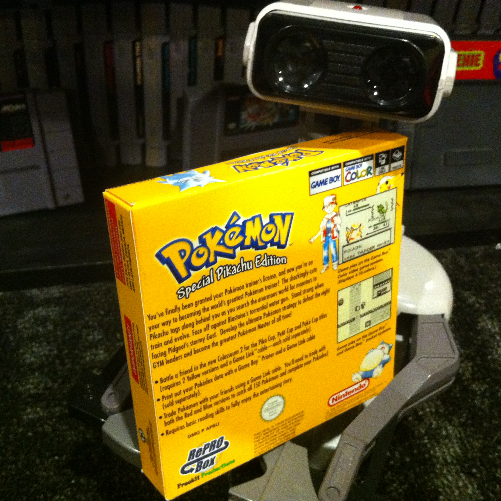 Pokemon Yellow CASE ONLY - Empty Game Boy Box For Nintendo Game Boy