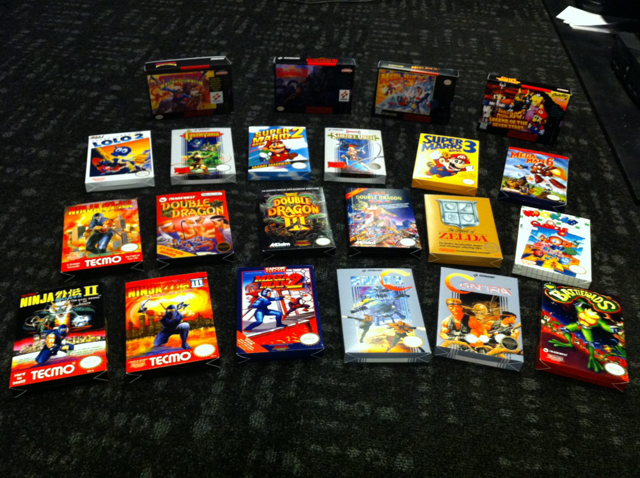 10 Box Mega Bundle for NES, SNES, Gameboy / Color / Advance, 32x 