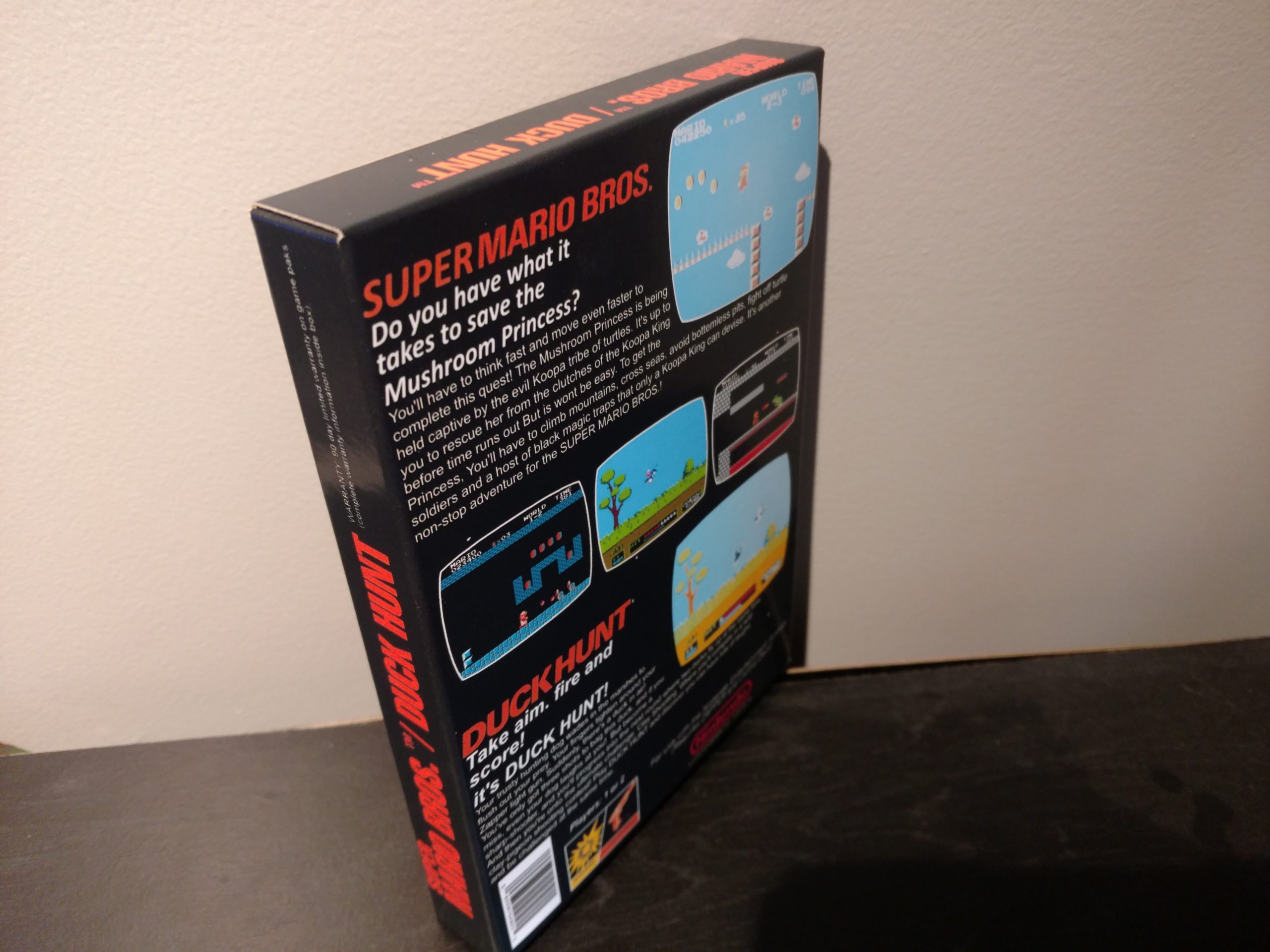 Super Mario Bros / Duck Hunt Custom Madew BoxBox My Games! Reproduction ...