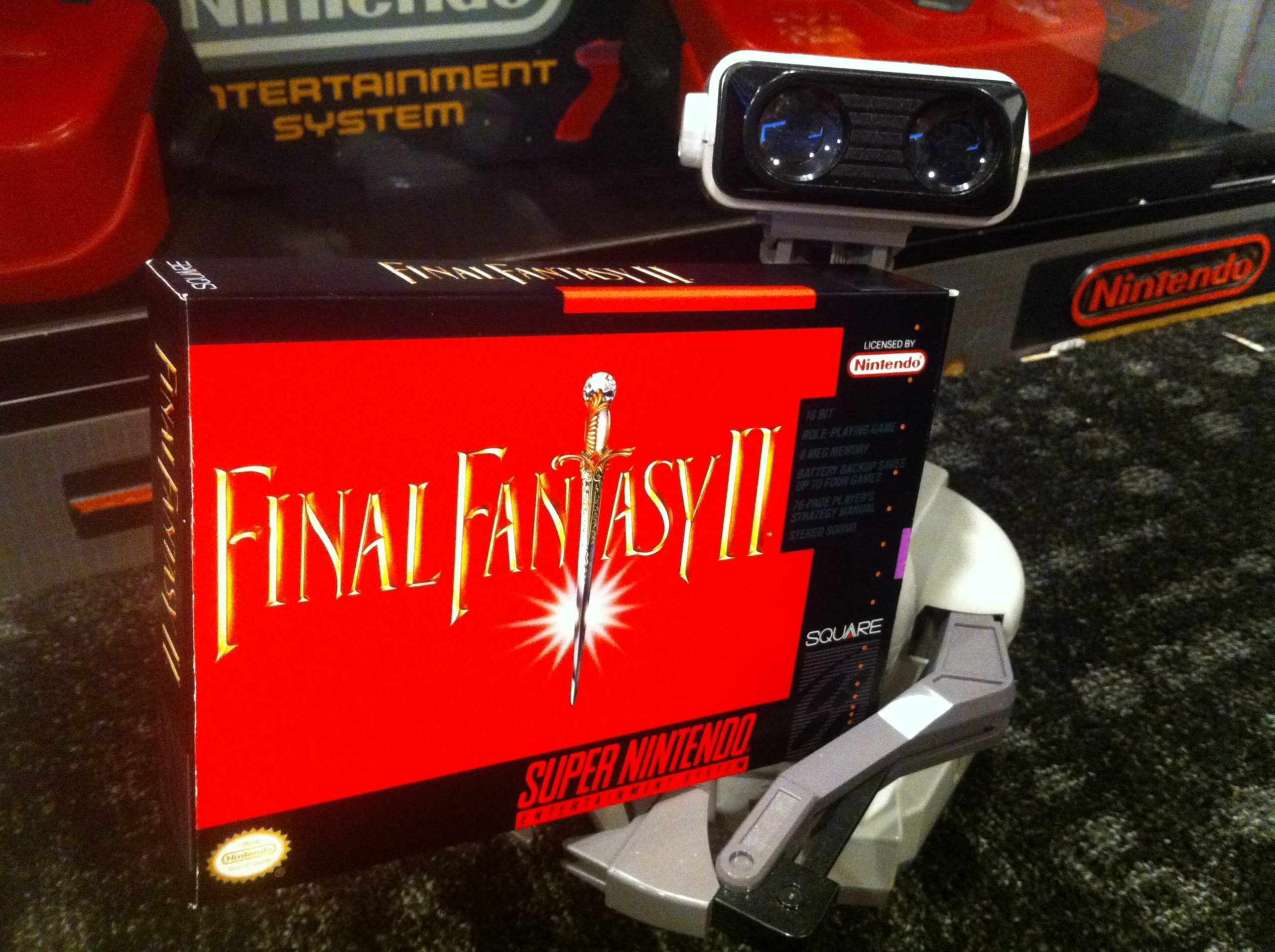 Final Fantasy II Box Boite SNES 