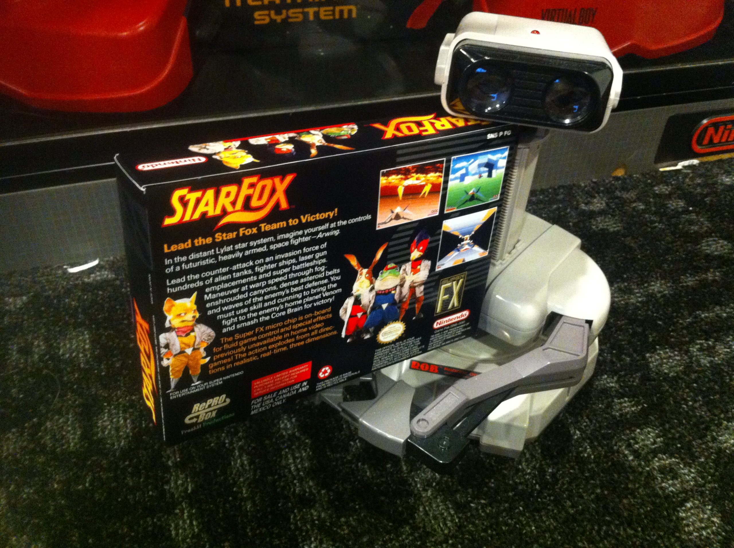 SNES Star Fox boxBox My Games! Reproduction game boxes