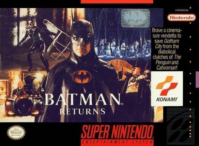 SNES Batman Returns boxBox My Games! Reproduction game boxes