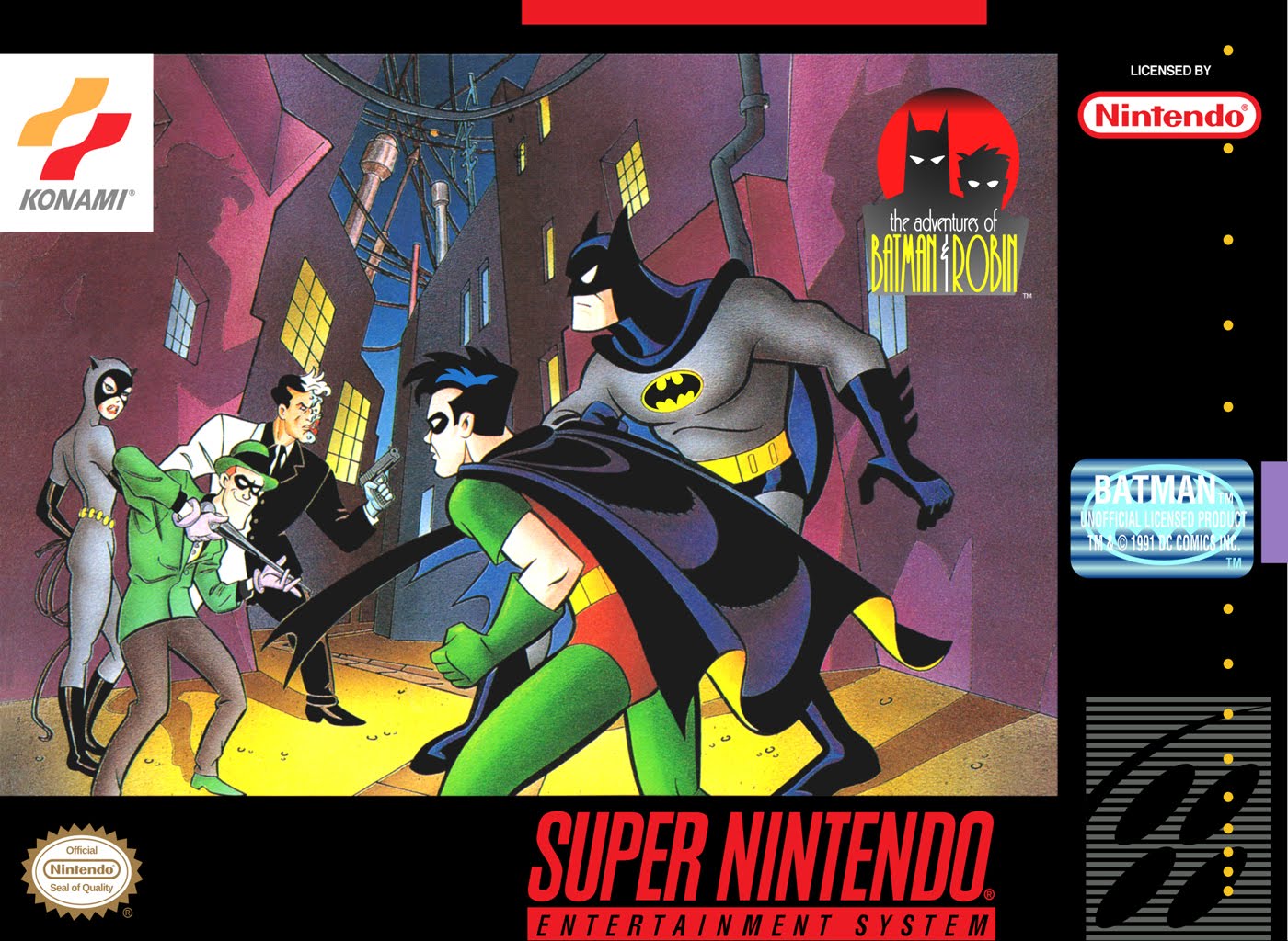 Adventures Of Batman And Robin SNES 