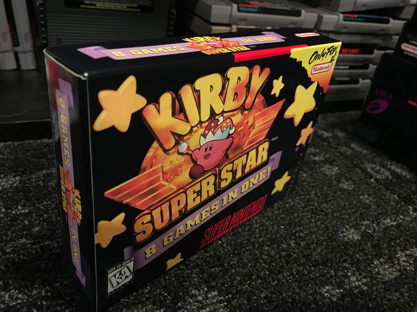 Kirby Star My Games! Reproduction game boxes