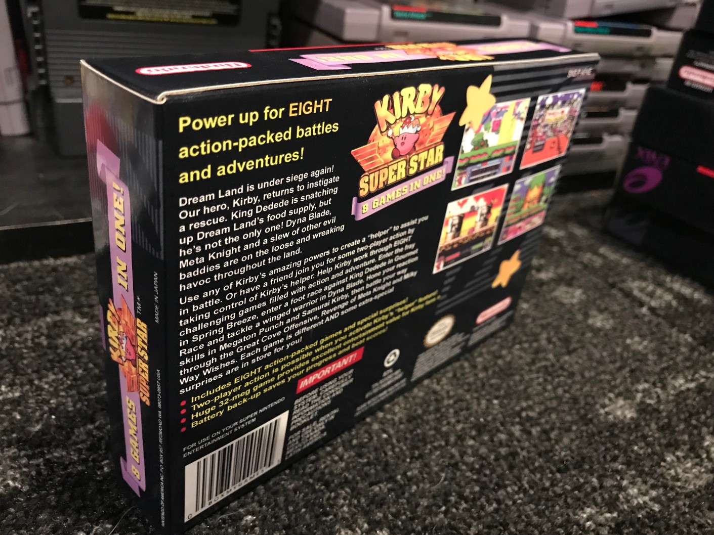 Kirby Super Star, Super Nintendo, Games
